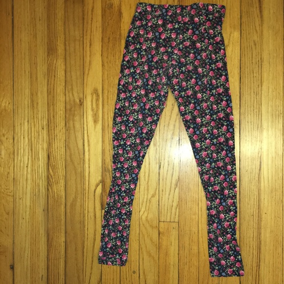 Active Basics Floral Multi-Colored Leggings CCO - Picture 3 of 3